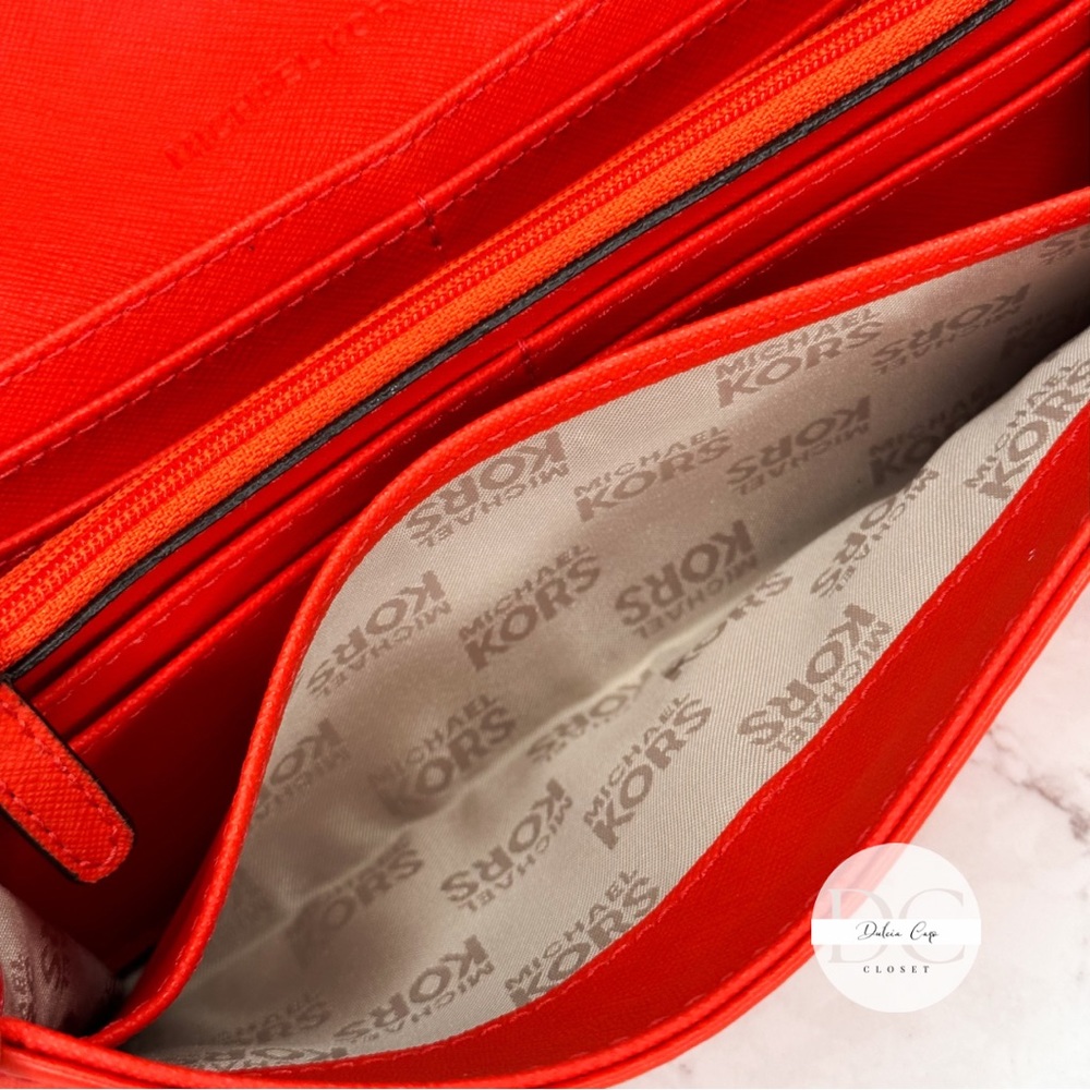 MICHAEL KORS Mandarin Leather Wallet - Picture 6 of 8